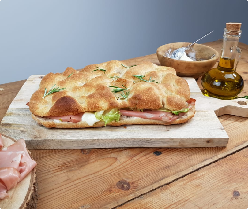 Focaccia belegd